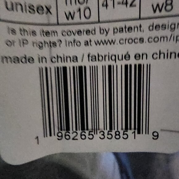 Crocs Atlas All Terrain Clog M8 W10 - Picture 4 of 4